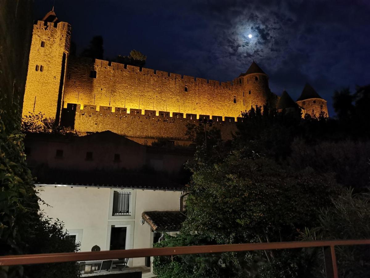 Le Cellier De Beaulieu, Au Pied De La Cite, Maison De Vacances Avec Climatisation Et Jacuzzi Carcassonne Exteriör bild